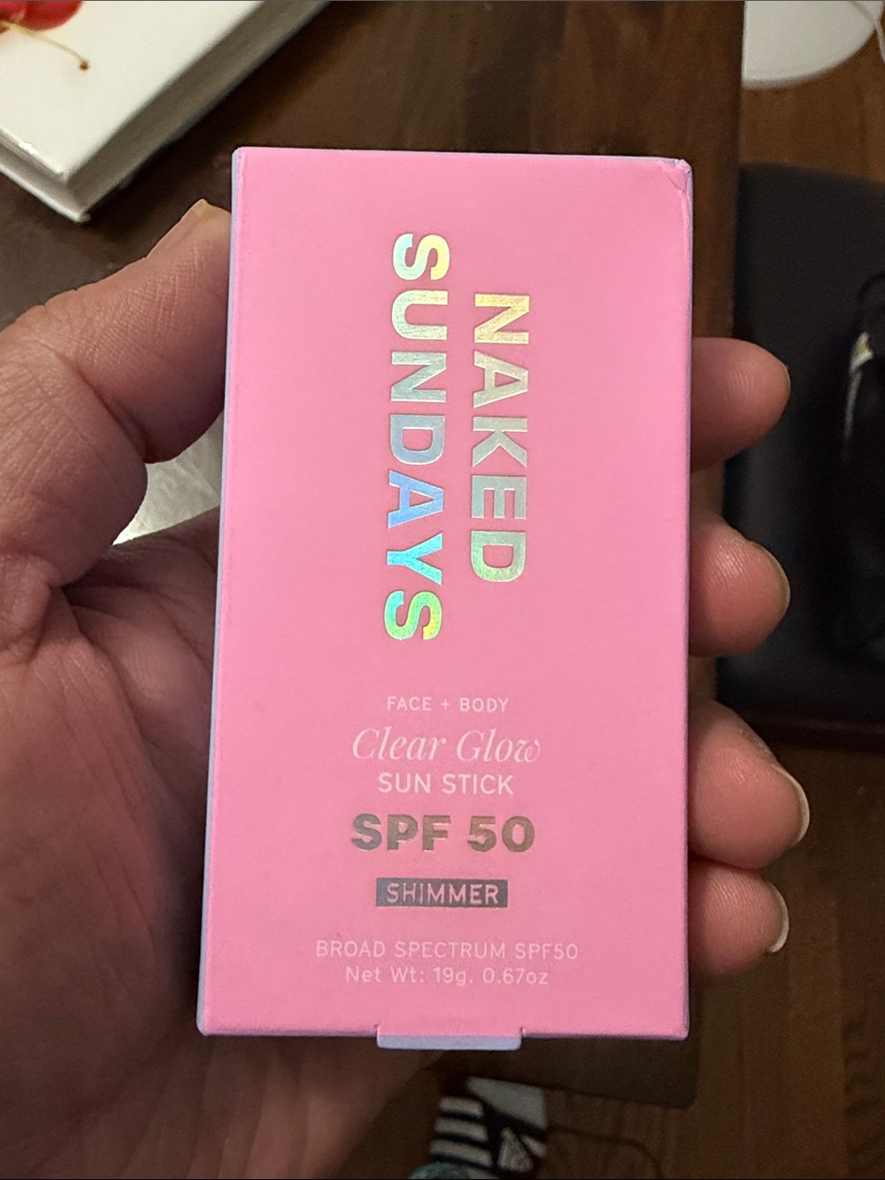 sundays Pink Clear Glow Sun Stick SPF 50 - Picture 5 of 5